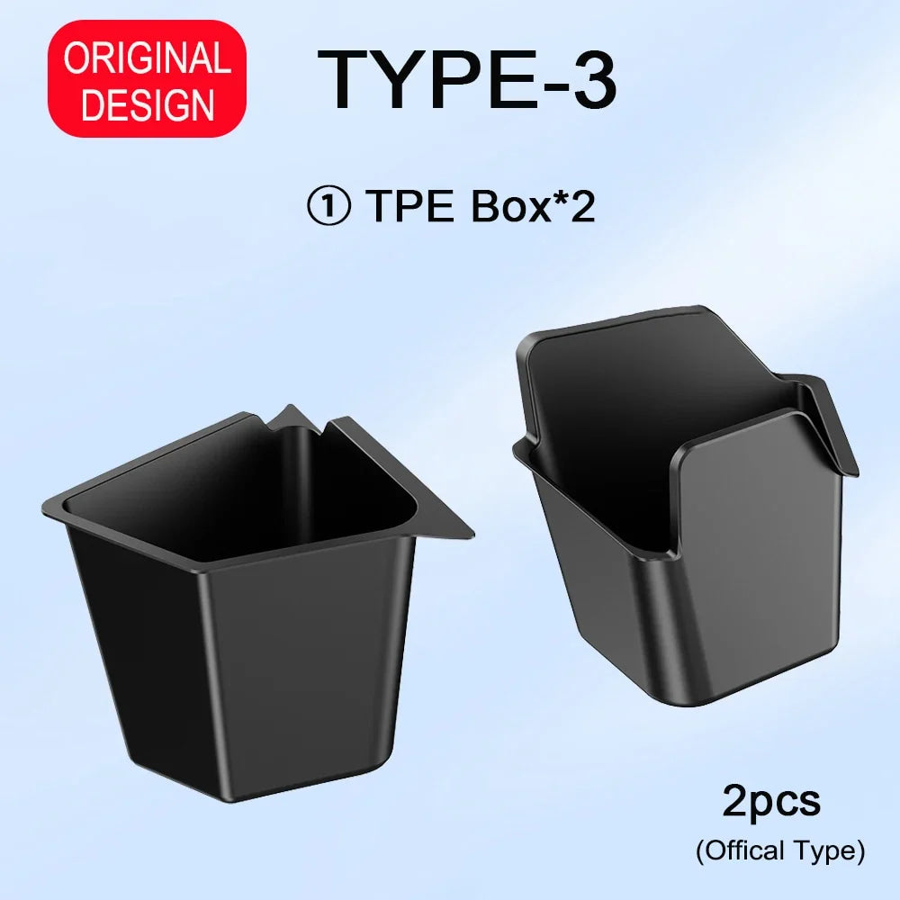 For Tesla Model Y Juniper Trunk Organizer Side Storage Box Boot Organizer Flocked TPE Mat Anti-dirty 2025 Car Travel Accessories