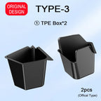 For Tesla Model Y Juniper Trunk Organizer Side Storage Box Boot Organizer Flocked TPE Mat Anti-dirty 2025 Car Travel Accessories