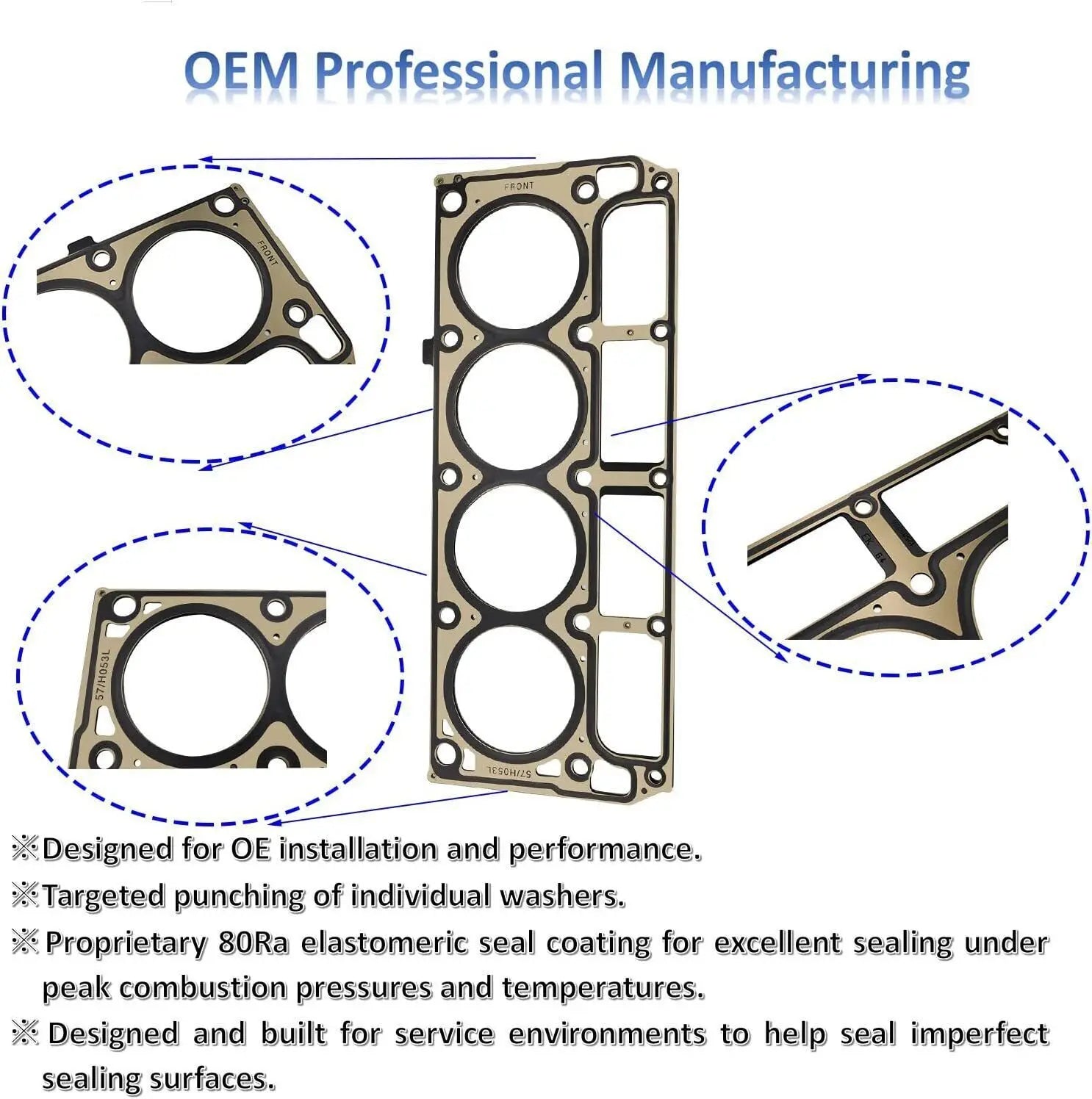 12589226 12498544 12565390 12573949 98544 Cylinder Head Gaskets Set 12589226 1Set For Chevy GMC LS1/LS6 MLS 4.8L 5.3L 5.7L