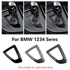 Carbon Fiber Style ABS Center Console Shifter Base Plate, For BMW F21 F20 F22 F23 F30 F31 F32 F34 F33 F35 F36