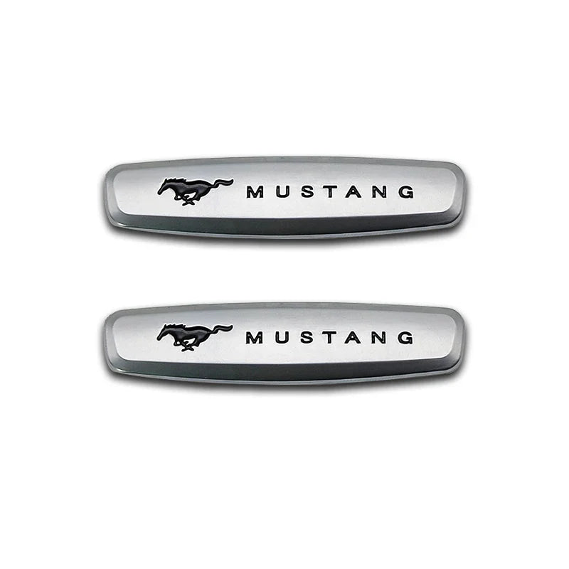 Ford  Seat Sticker Metal Badge Seat Mustang Badge For Ford Mustang Shelby Cobra Focus Mondeo F-150 Accessories Interior Sticker