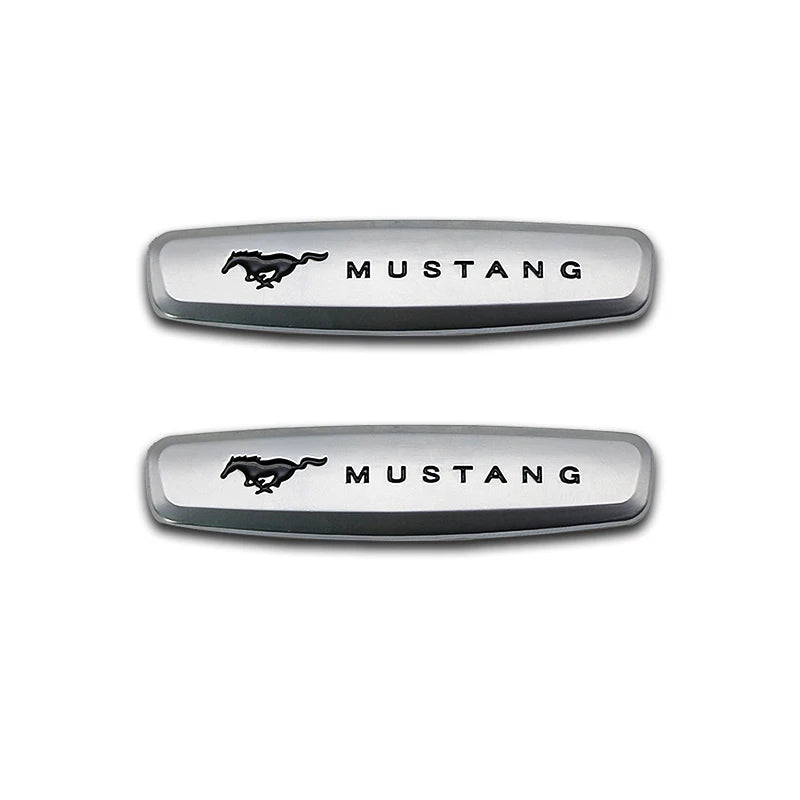 Ford  Seat Sticker Metal Badge Seat Mustang Badge For Ford Mustang Shelby Cobra Focus Mondeo F-150 Accessories Interior Sticker