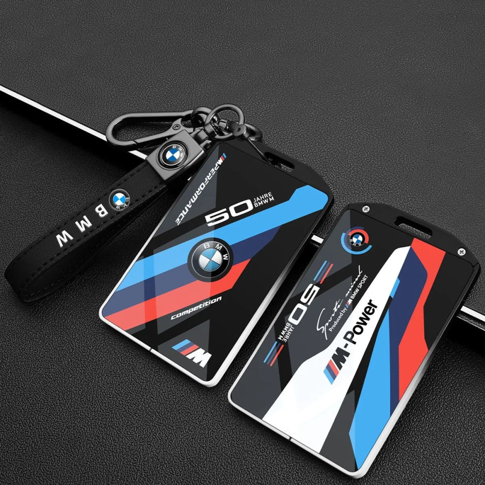 Car Keychain For BMW Card Key Protection Cover New X1/7 Series 5 4 3 Series X5 Shell X7 Buckle 535li Advanced NFC Five Series