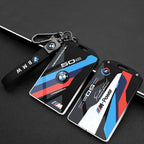 Car Keychain For BMW Card Key Protection Cover New X1/7 Series 5 4 3 Series X5 Shell X7 Buckle 535li Advanced NFC Five Series