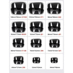 Car Hood Front Grill Rear Trunk H Emblem Logo Sticker For Honda Civic Fit Jazz Accord CRV HRV City Odyssey Passport Pilot Vezel