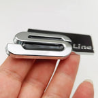 3D Metal S LINE Logo Styling Emblem Car Decal Badge For Audi Sline A1 A3 A4 A5 A7 Q2 Q5 Q7 TT SQ5 SQ7 B6 B7 Sticker Accessories