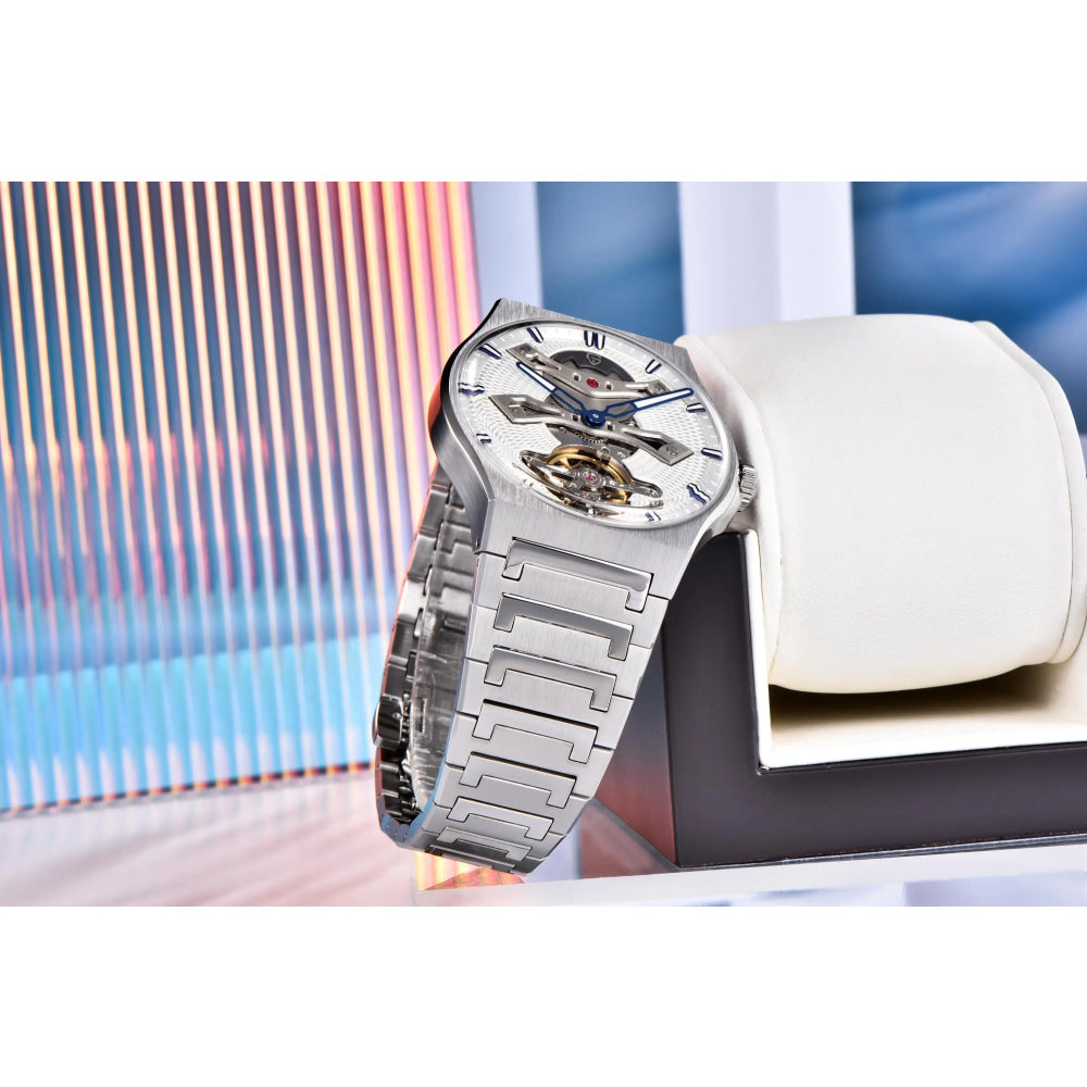 PAGANI DESIGN New 42MM Hollow Tourbillon Luxury Men Mechanical Watch Sapphire Glass Automatic Watches For Men Relojes hombres