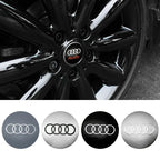 4Pc 56mm Car Wheel Center Hub Cap Rim Cover Emblem Stickers For Audi sline Rs A4 B7 B8 B9 A3 8P 8L 8V A5 A6 C6 C5 C7 A1 A7 A8 Q2