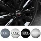 4Pc 56mm Car Wheel Center Hub Cap Rim Cover Emblem Stickers For Audi sline Rs A4 B7 B8 B9 A3 8P 8L 8V A5 A6 C6 C5 C7 A1 A7 A8 Q2