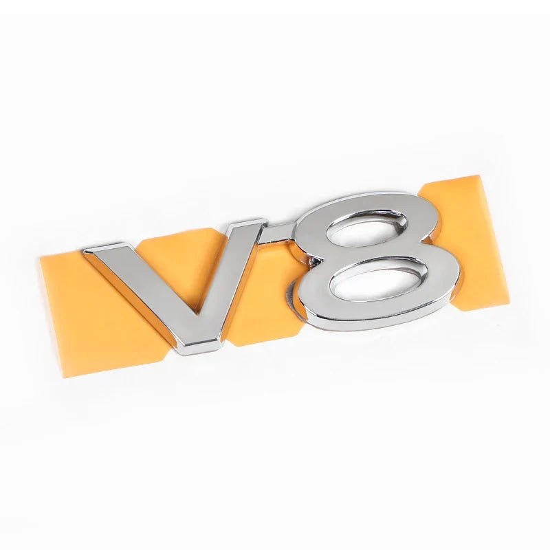 For Toyota Land Cruiser 200 Prado 120 150 Car Logo Displacement V8/TX/TXL/5.7/V6/Black Letter Sticker Car Decoration Accessories