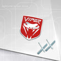 3D VIPER Car Sticker Front Grille Zinc Alloy Emblem For Charger Journey Durango Caliber Body Accessories Rear Trunk Badge Decal