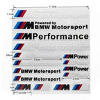 Car Decoration Strip Trunk Sticker Decals Decal For Bmw M Power Performance E93 F10 F20 F30 F40 F25 F26 F31 M3 M5 X1 X3 X5 X6 X7