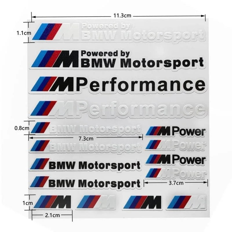 Car Decoration Strip Trunk Sticker Decals Decal For Bmw M Power Performance E93 F10 F20 F30 F40 F25 F26 F31 M3 M5 X1 X3 X5 X6 X7