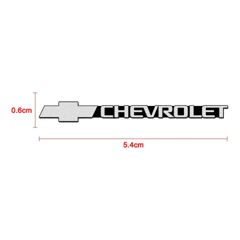 Chevrolet 3D Aluminum Car Audio Stickers Fit For Silverado Impala Malibu Equinox Cruze Camaro Tahoe/Suburban Blazer Spark Aveo