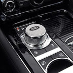 Shift Knob Decoration Metal Cover Car Console Button Sticker For Land Rover Discovery 2 3 4 Range Rover Freelander SV SVR Velar
