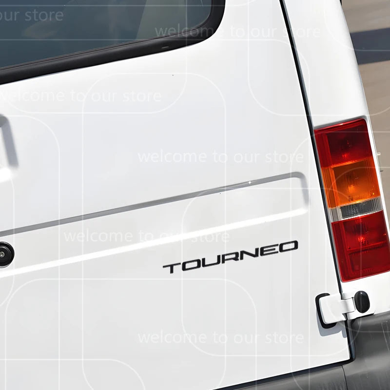 3D For Ford Tourneo Custom Camper Van Car Sticker Zinc Alloy Emblem Body Accessories Styling Metal Rear Trunk Badge Decal