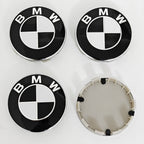 4pcs For BMW 50th E90 E60 F10 F20 G20 G30 E53 E85 E70 56mm 68mm Blue White Car Hub Cap Wheel Center Cap Emblem Badge Accessories