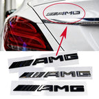 1pcs 3D Car Rear Trunk Emblem, Decal Letters Sticker, Mercedes Benz AMG A B C E G CLA W211 W203 W204 W210 W124 Accessories
