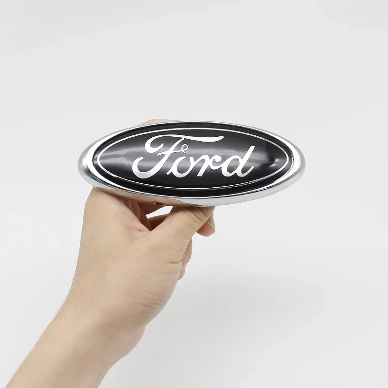 For Focus Ranger Mustang Kuga Mondeo Fiesta Explorer Transit Accessories Ford ABS 14.5cm Car Front Hood Emblem ABS Badge Cover