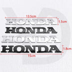 ABS Car 3D Emblem Letter Stickers Rear Tail Trunk Badge for Honda Logo CRV HRV Fit Jazz City Odyssey Jade Vezel NSX Accord Civic