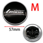 57mm 3D ABS Car Front Engine Hood Bonnet Flat Emblem Badge Universal For Auto Sedan SUV Coupe Exterior Tuning Styling Trim 1PC