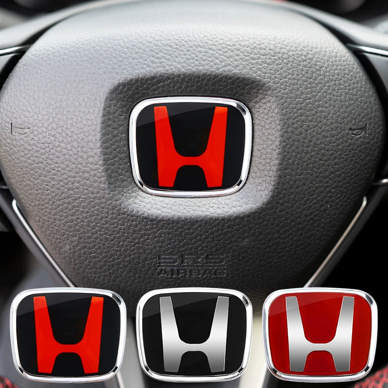 Car Steering Wheel Sticker For HONDA Jazz Fit Accord Civic CRV Odyssey City Jade Insight Elysion CRZ Accessories