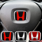 Car Steering Wheel Sticker For HONDA Jazz Fit Accord Civic CRV Odyssey City Jade Insight Elysion CRZ Accessories