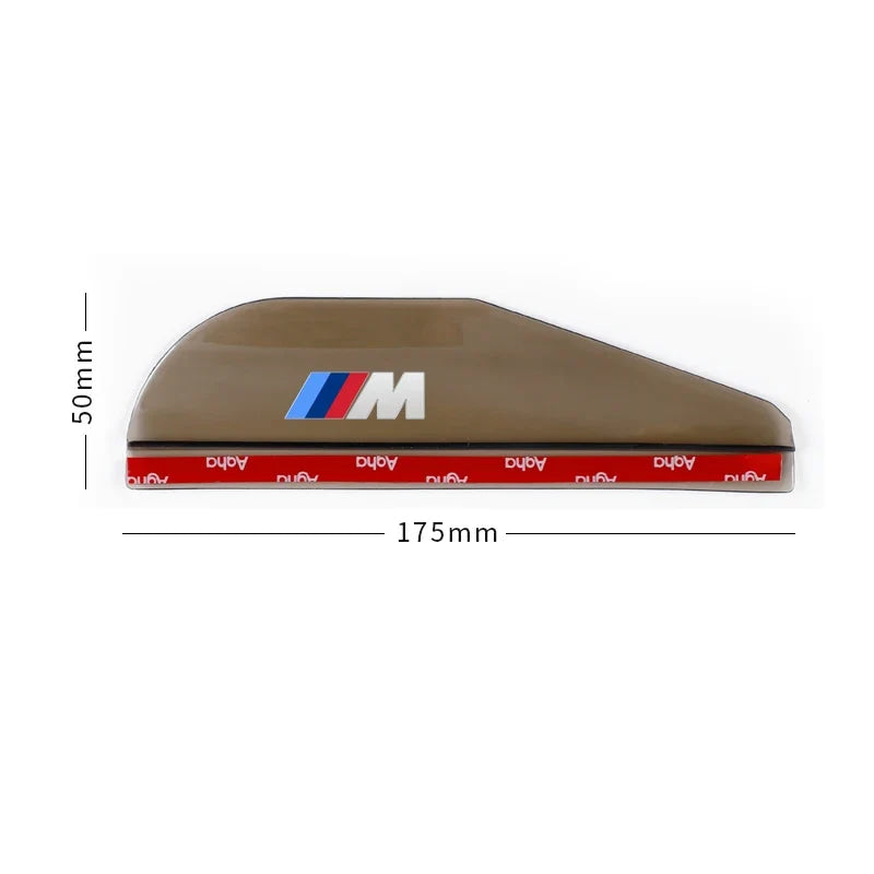 Car Side Rear View Mirror Rain Eyebrow Visor Rain Shield Shade Cover For BMW M Power Performance M3 M5 X1 X3 X5 X6 E46 E39 E36
