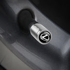 4Pcs Car Wheel Tire Air Valve Caps Stem Covers Exterior Accessories For Lexus LS LC IS350 ES300h ES300 IS250 IS220d NX350h RX LX