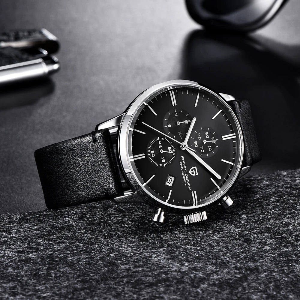 2026 new Pagani design watch VK67 men's quartz watch top leisure sports chronograph stainless steel waterproof men's watch reloj
