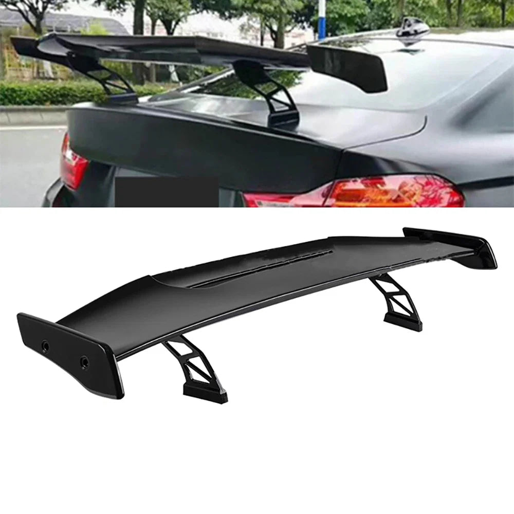 Alerón Trasero Universal GT de Fibra de Carbono MAD para Modificación de Automóviles, Accesorios para Autos, Parachoques Anticolisión, Spoiler Antiarañazos