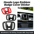 Front Rear Car Logo for Honda Accord Civic Inspire 10th City Crider CR-V Envix Steering Wheel Cover Sticker Decoration 3PCS