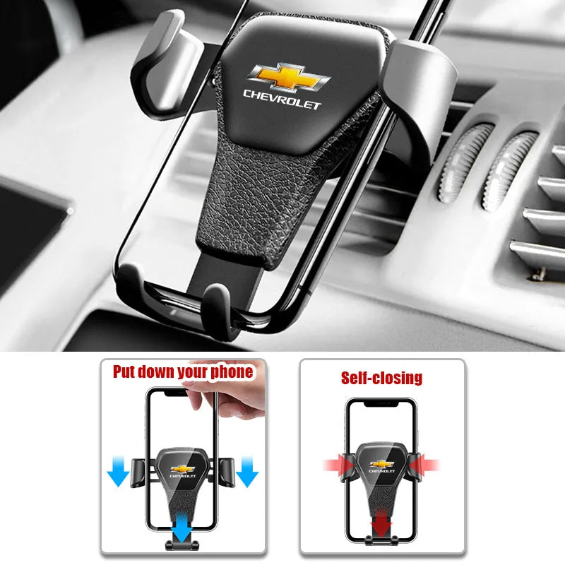 Car Air Outlet Phone Holder Auto Handset Support Bracket For Chevrolet Spark Tahoe Captiva Cruze Tracker Epica Nubira Malibu Z71
