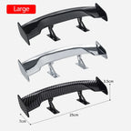 For GT Style Small Rear Trunk Spoiler Wing Car Rear Spoiler Boot Mini Wing Model Decoration Auto Accessories Universal Wing