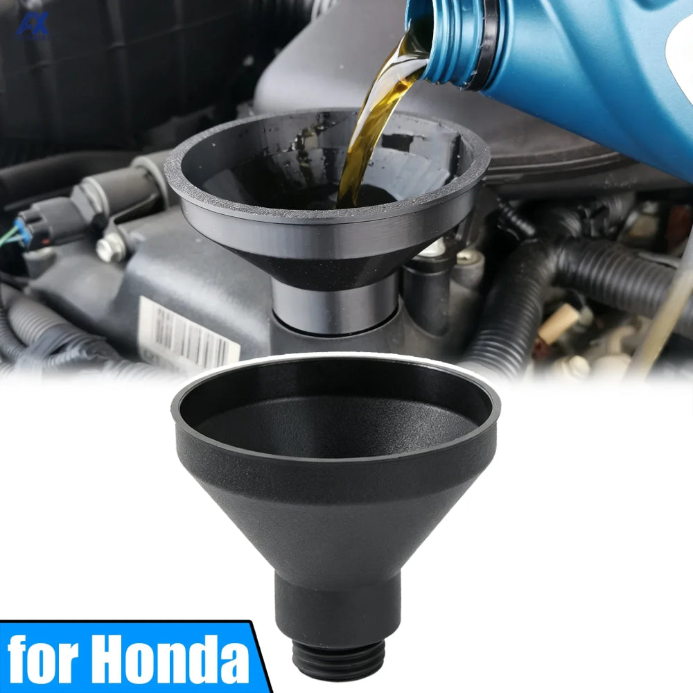 Car Engine Oil Funnel Filler No-Spill For Honda Civic Accord 2002-2025 For CR-V Fit Jade City For Stepwgn Oil Change Funnel