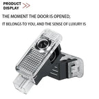 2PCS LED Car Door Welcome Logo Light Projector Lamp For Audi Sline S3 S4 S5 S6 S7 RS Quattro Q7 Q5 Q3 A4 B8 8P A3 A6 C7 A5 A6