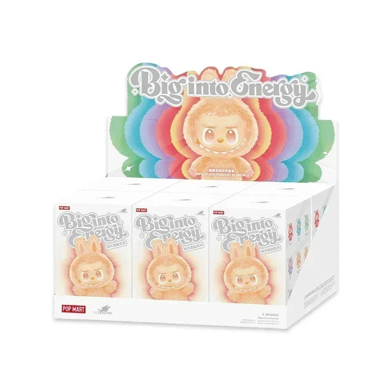 POP MART THE MONSTERS Big into Energy Series Vinyl Plush Blind Box Guess Bag Mystery Box Toys Doll Cute Figure Ornaments Gift