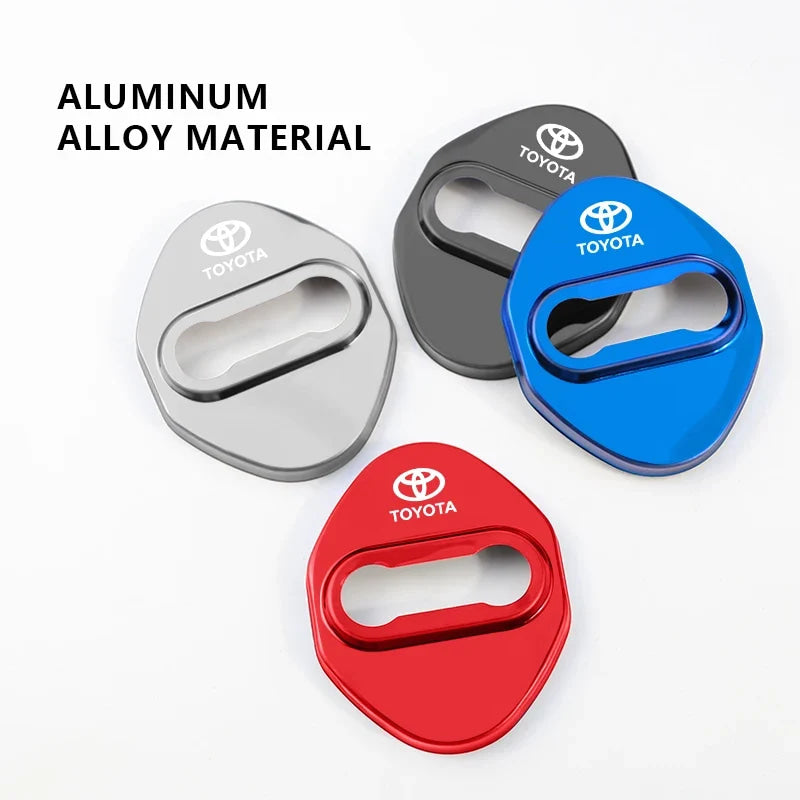Car Door Lock Cover Protective Buckle Cap Scratch and Dirt Resistant for Toyota Yaris Corolla Camry RAV4 Hilux Prius Accessories