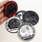 Car 3D Metal Door Windows Body Rear Trunk Emblem Sticker For Mercedes Benz AFFALTERBACH AMG LOGO C180 E320 A200 CLA CLK CLS ML