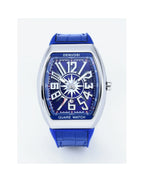DENVOSI Men's Barrel shaped Watch, Luxury Fluorescent Silicone Strap, Men's Fashion, Leisure, Sports Quartz Watch