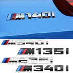ABS Car Rear Trunk Emblem Badge Sticker for M BMW M logo 525i 630i 530i 330i 140i 235i 760i 135i 540i 550i 340i 240i