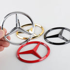 1PCS 70mm Metal Car Engine Emblem Hood Decoration Stickers Accessories for Mercedes Benz AMG W204 W205 W211 CLS CLA Smart Fortwo