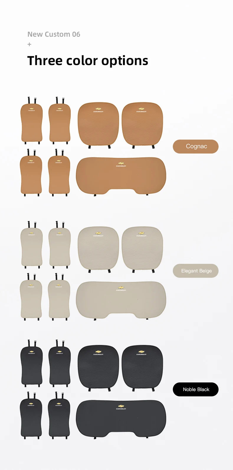 Car Seat Cushion Cover Breathable Ice Silk Soft Mats For Chevrolet Cruze Malibu Colorado Suburban Equinox Blazer Trax Camaro