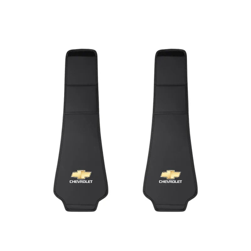 2Pcs Quality Leather Car Seat Headrest Covering Accessories For Chevrolet Corvette Montana TrailBlazer Silverado Traverse Camaro