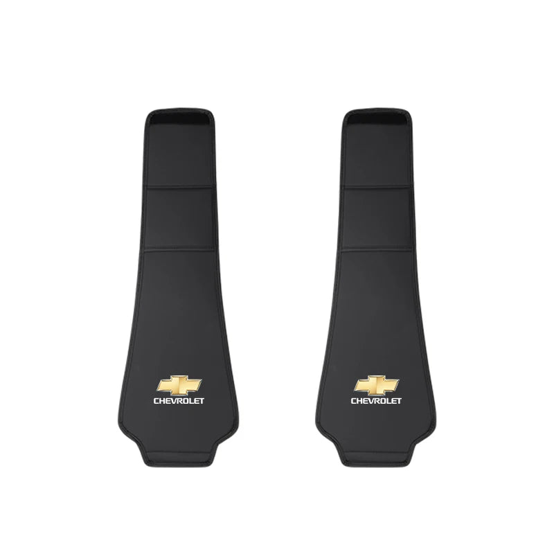 2Pcs Quality Leather Car Seat Headrest Covering Accessories For Chevrolet Corvette Montana TrailBlazer Silverado Traverse Camaro