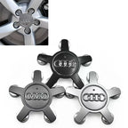 Car Wheel Center Cap Hub Covers 4pcs 60mm 61mm 68mm 69mm 135mm 4B0601170 4F0601165N A3 A4 A5 A6 A7 A8 S4 Q3 Q5 Q7 Accessories