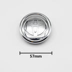 4pcs 57mm+62mm Car Tyre Wheel Center Hub Cap Badge For Toyota C-hr Prado Rav4 Yaris Hilux Prius Avensis Corolla Camry crown