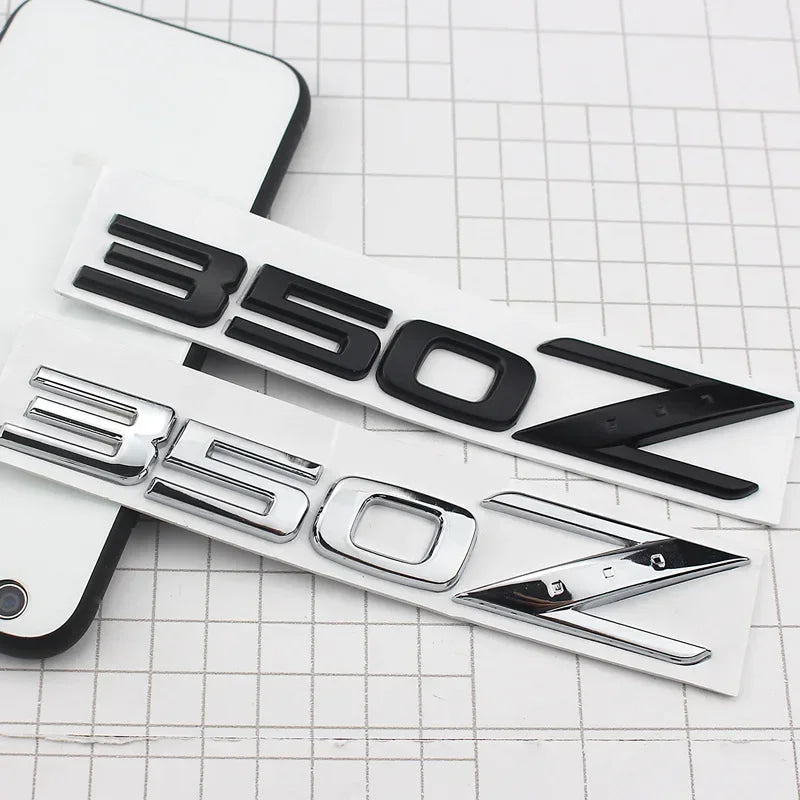 Car Rear Trunk Side Emblem Sticker for Nissan Z Logo 350Z 370Z X-Trail Qashqai Tiida Teana NV200 NP300 Sentra Altima Versa T32