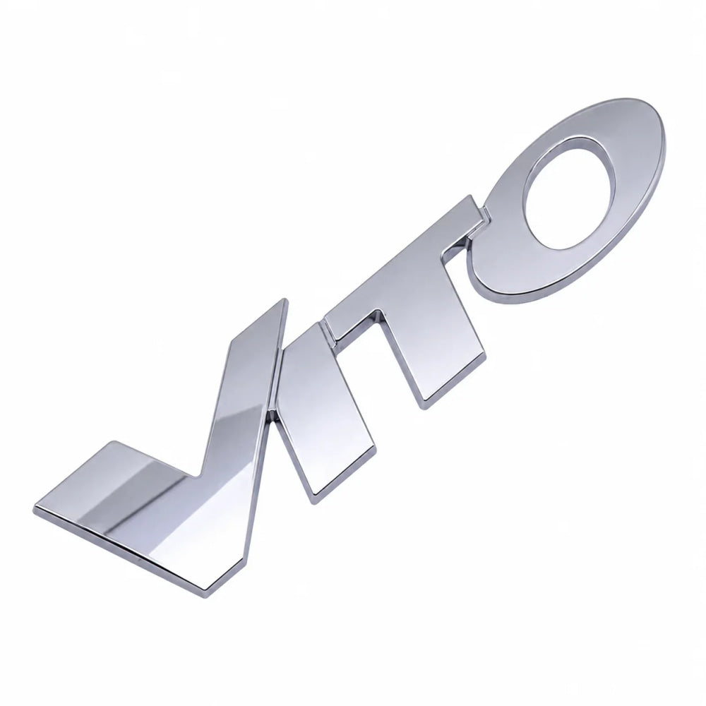 For Fujian Benz Mercedes Benz VITO 3D Metal Rear Trunk Emblem Badge Sticker Tailgate Body Letter Logo Decal Trim Car Accessory