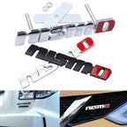 Car Front Grille Badge Decoration Trims Grill Sticker Auto Exterior Parts For Nissan Nismo Leaf X-trail Qashqai Note Juke Sentra